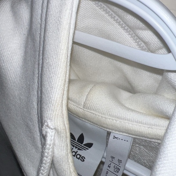 White Adidas Hoodie - Picture 3 of 3